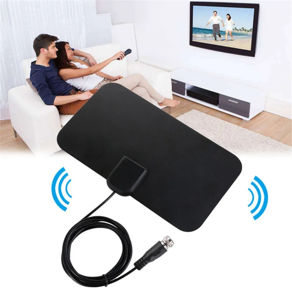 NEW Digital HDTV Antenna Indoor Antenna Receiver Amplified 50 Mile
