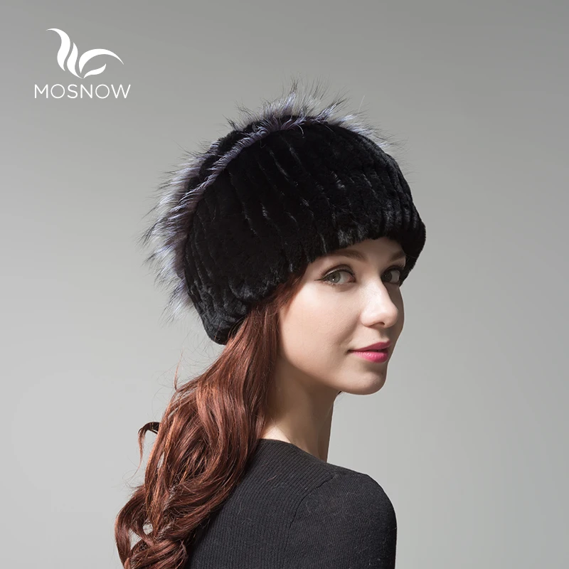 Новинка модные женские зимние шапки из натурального меха кролика Рекс роскошная