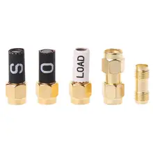 5 шт./компл. SMA калибровки комплект RF коаксиальный Тесты разъем короткое/нагрузки/открытия/закрытия через Тип