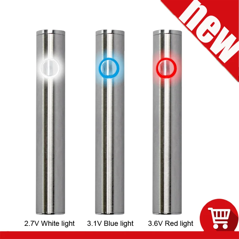 

Original Vape Battery 510 Thread Max Battery 650mah Adjustable Voltage Thick Oil Cartridge Vaporizer Pen e cigarette batteries