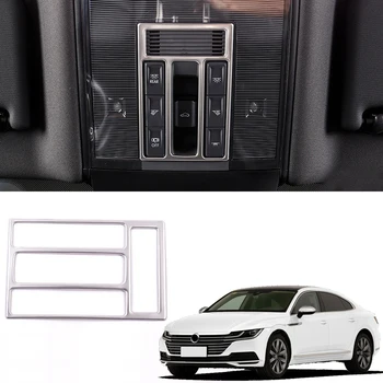 

For VW Volkswagen Passat B8 / Arteon / 5-door Wagon 2017-2019 Stainless Front Reading Light Lamp Frame Cover Trim Car Styling