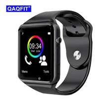 QAQFIT Bluetooth Smart Watch A1 For Apple iPhone IOS Android Phone Wrist Wear Support Sync smart clock Sim Card PK DZ09 GV18