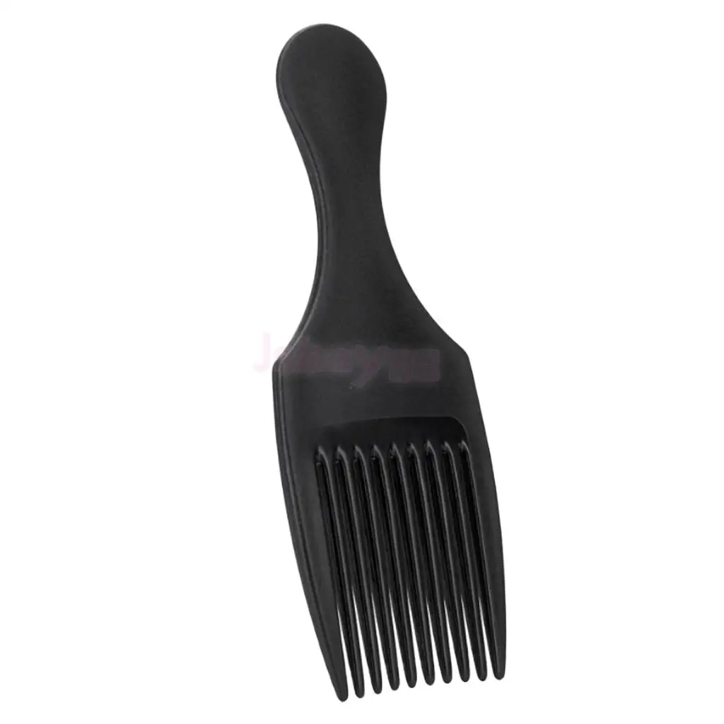 Handheld Afro Hair Pick Lift Comb Long Wide Tooth Curly Hair Comb Men's Oily Hair