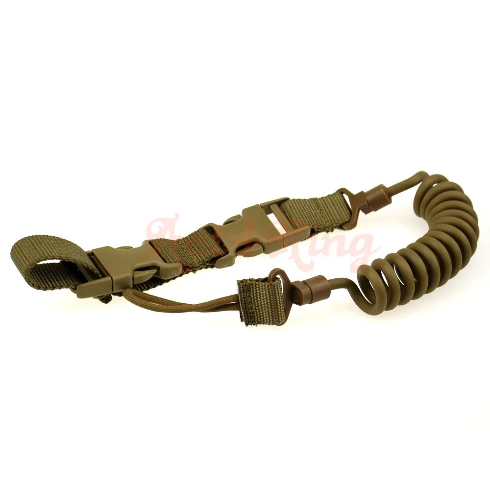 Correia de pistola tática elástica resistente airsoft