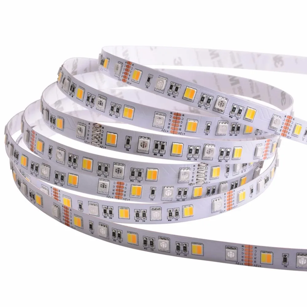 SMD 5050 RGB Светодиодная лента Водонепроницаемая 5 м 300 светодиодный DC 12 В 24 В CCT RGBCCT RGBW RGBWW белый теплый белый Fita светодиодный светильник гибкие 5 м