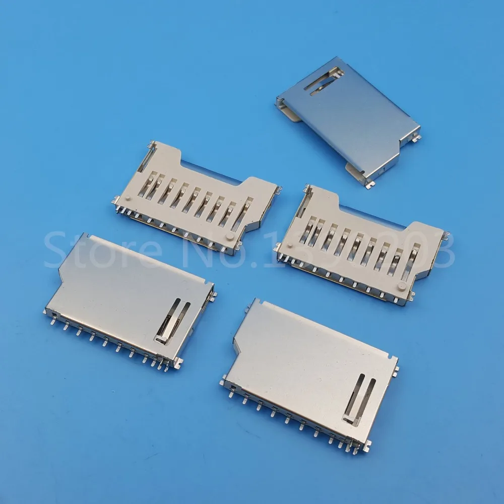 

100Pcs SD Memory Card Socket Slot PCB Mount Solder Connector Short Type