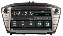 Car dvd Player for HYUNDAI Ix35 TUCSON A9 dual core 256MB Capactive touch 1080P DVR 3G