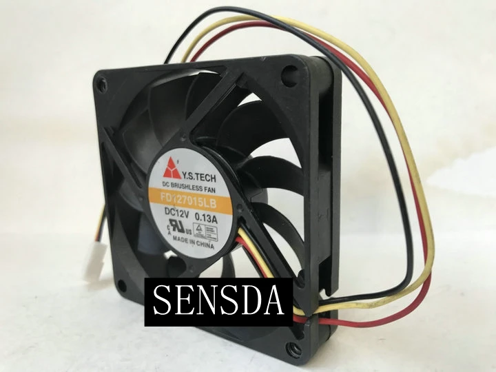 70 мм новый оригинальный вентилятор 7 см FD127015LB 7015 12 В 0.13A бесшумный охлаждающий