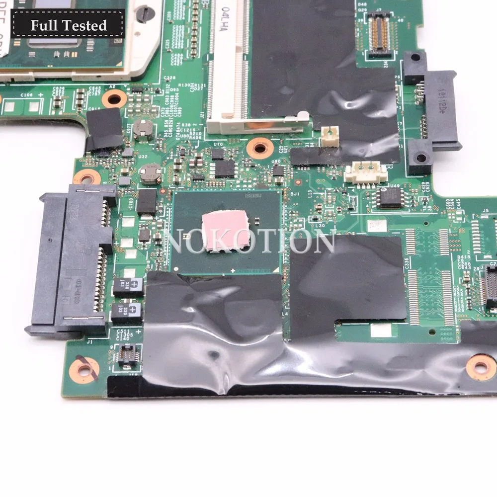 NOKOTION 63Y1481 75Y4066 основная плата для lenovo Thinkpad T410 Материнская плата ноутбука QM57 DDR3 Процессор тестирование