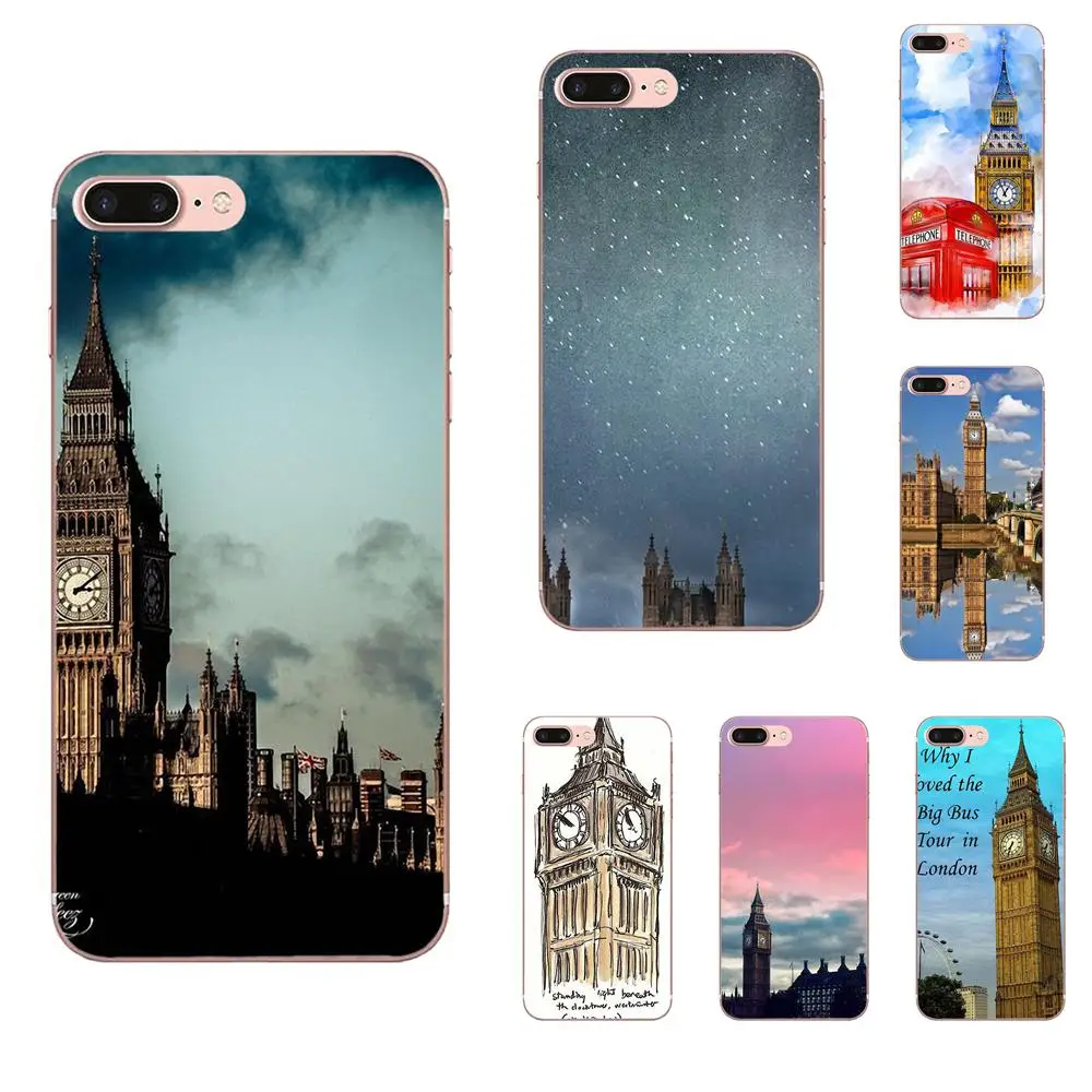 Британский Лондон Биг Бен для LG G2 G3 mini spirit G4 G5 G6 K4 K7 K8 K10 2017 V10 V20 V30 ТПУ Мягкие