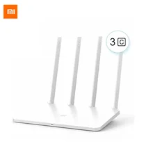 New Xiaomi Mi WIFI Router 3C ROM 64MB 2.4G 300Mbps WiFi Repeater English Version APP Control Wi-fi Roteador Original