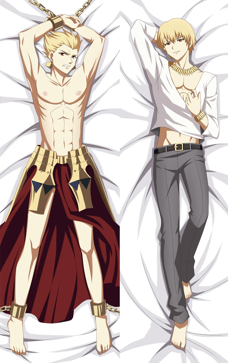 

Japanese Anime Pillowcase Fate/stay night Zero Gilgamesh Male Hugging Body decorative Hugging Body Pillow Case