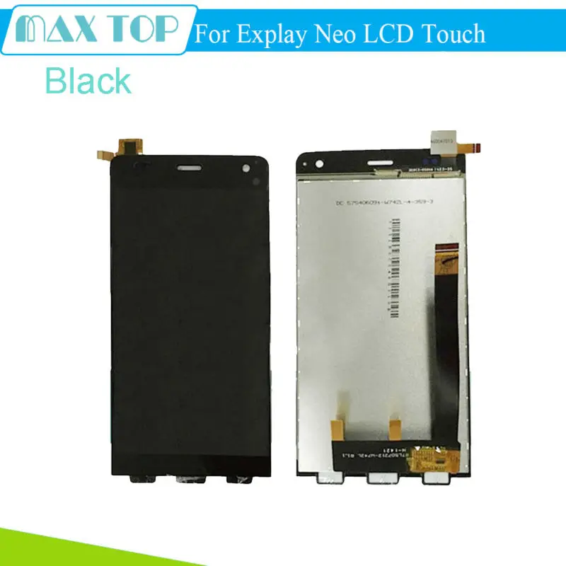 

100% Tested  Top Quality For Explay Neo LCD Display+Touch Digitizer Panel Assembly Free Shipping