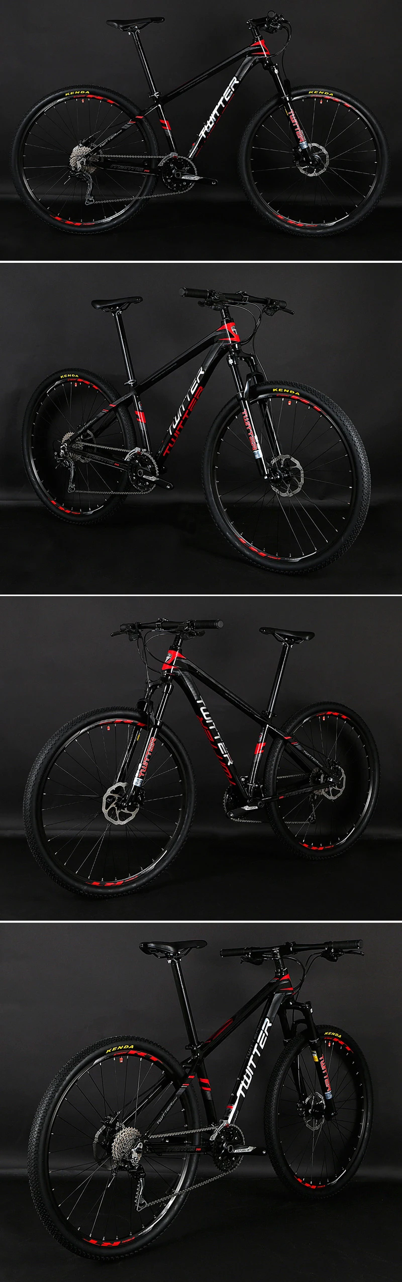 Clearance TWITTER 29 inch Mountain Bike 22/27/30/33 speed Aluminum Alloy mtb Bicycle for M6000 SLX/M7000 4