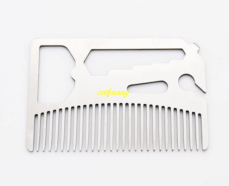 50pcs/lot Multifunction credit card opener Stainless Steel