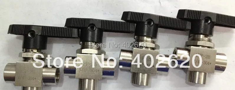 

2pcs/lots US standard, T type stainless steel three way ball valve, NPT thread 1/8, T type , SS304 ball valve