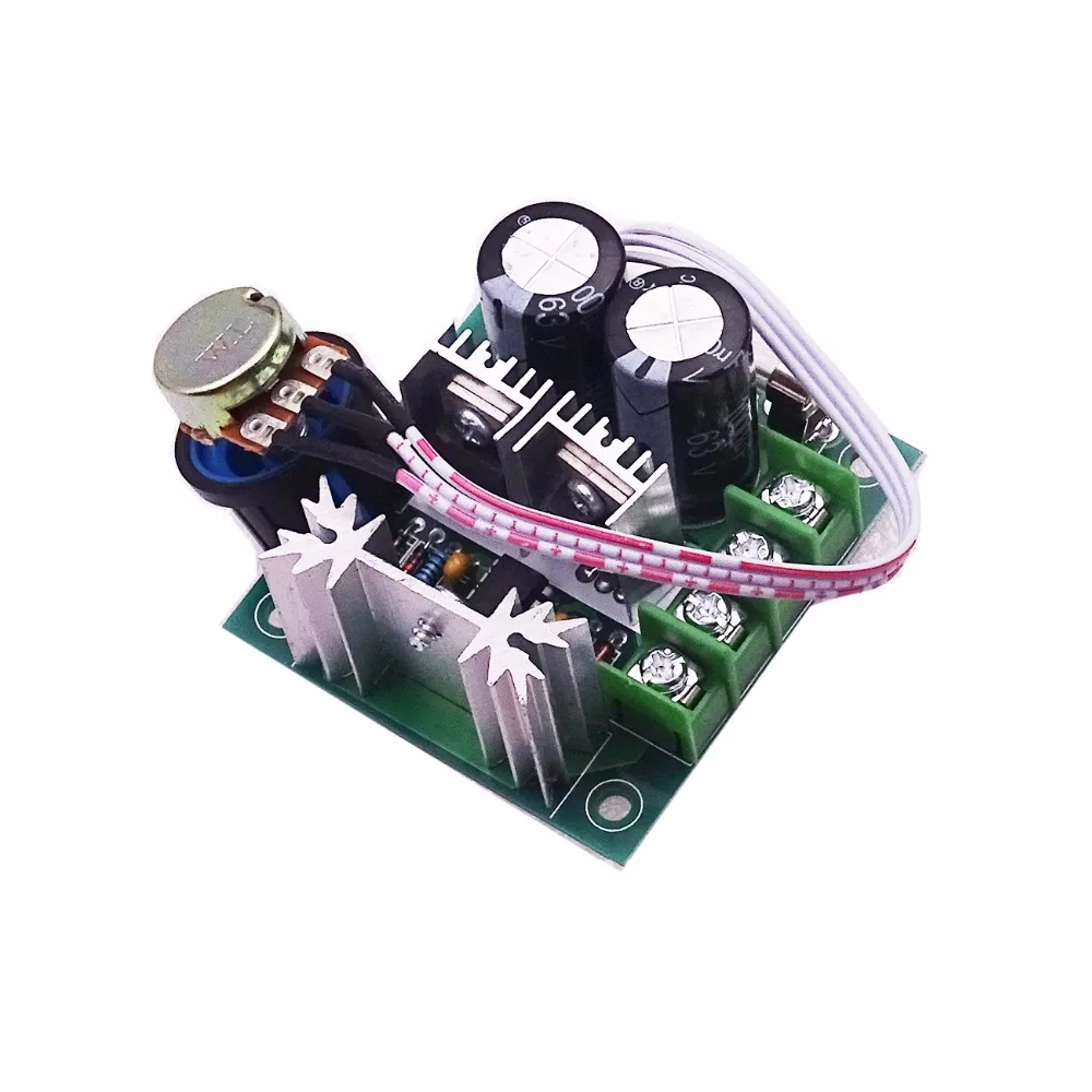 

DC 12V-40V 12V 24V 36V 10A 400W Adjustable DC Motor Speed Controller PWM Controller with Rotary 100K Ohm Potentiometer Switch