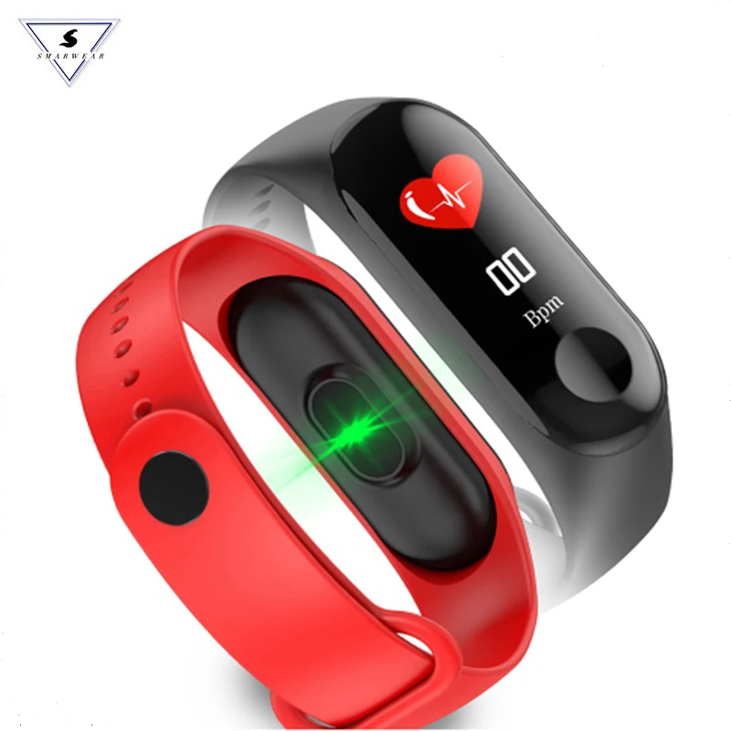 

Smart Fitness Bracelet Color Screen IP68 Waterproof Blood Pressure Measurement Watch Oxygen Sport Activity Tracker PK Mi Band 3