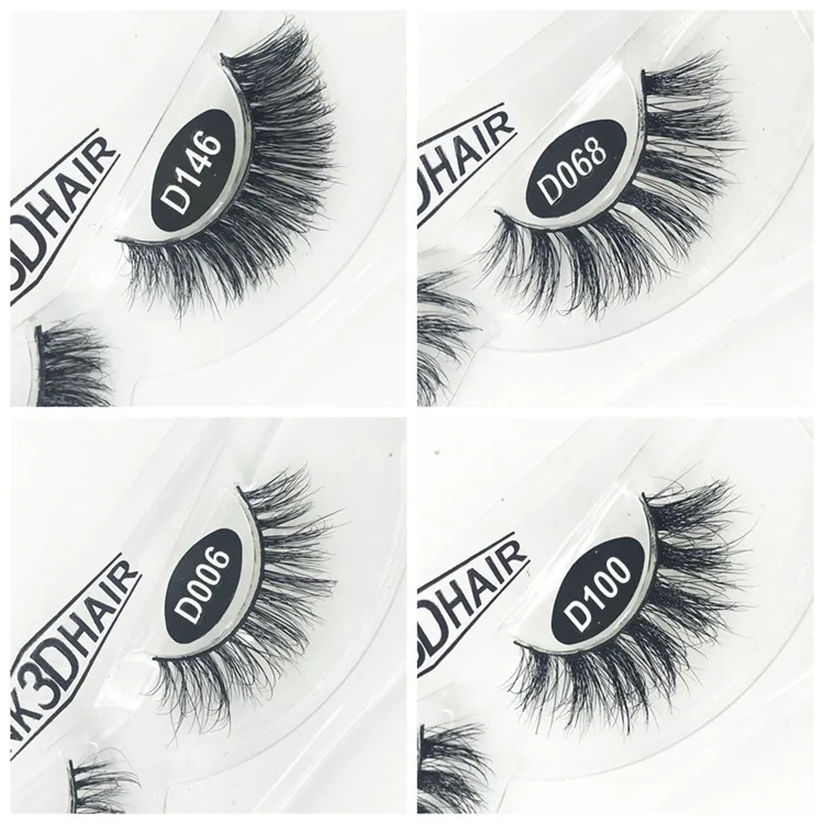Wholesales 1 Pair of Handmade Manual Fake Eyelashes 3D Mink False Closely Grafting Silk lashes Makeup Maquiagem | Красота и здоровье