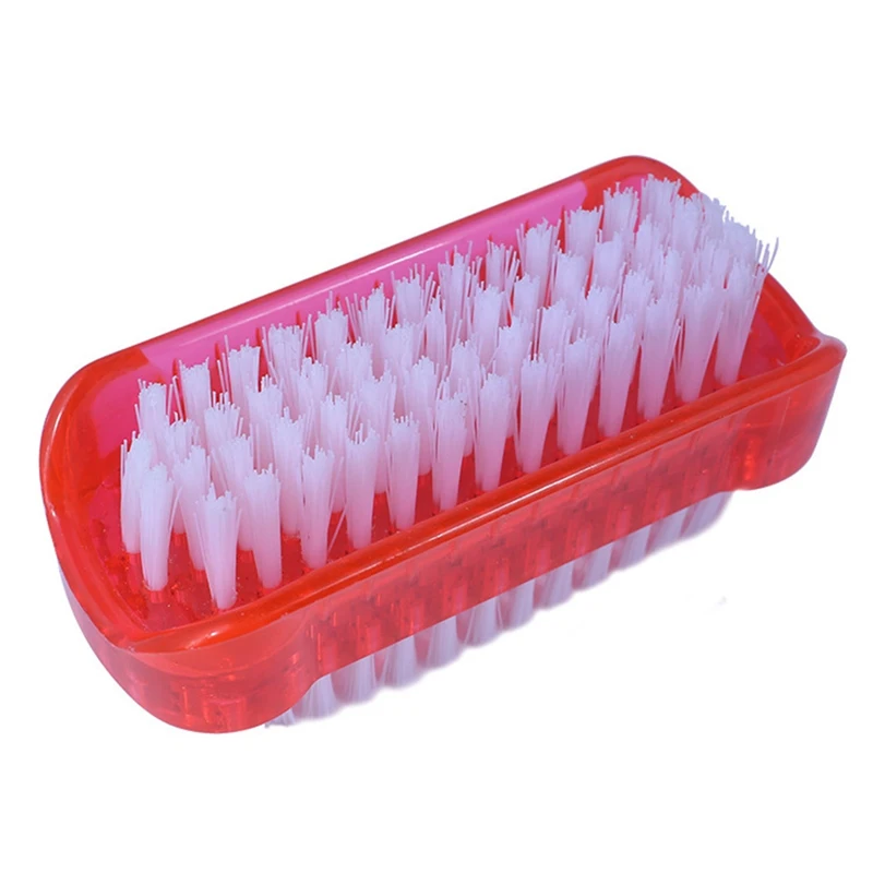 

1 Pcs Manicure Pedicure Tool Manicure Pcs Professional Plastic Nail Dust Cleaning Brush Double Sided Hand Nail Scrubbing Brush