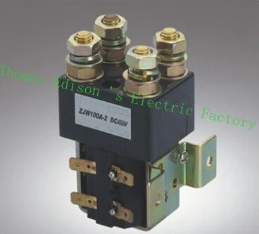 

SW82 Coil Voltage 12V 100A DC ZJW100A-2 Contactor for forklift handling drawing wehicle car PUMP MOTOR