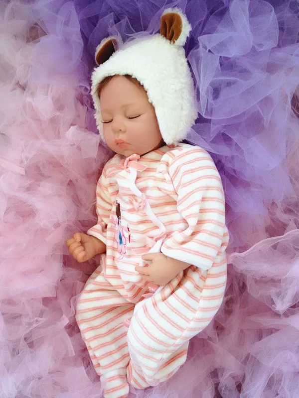 55 см Силиконовые reborn куклы игрушки для продажи, реалистичные куклы для сна подарок на день рождения для ребенка, девочка brinquedos