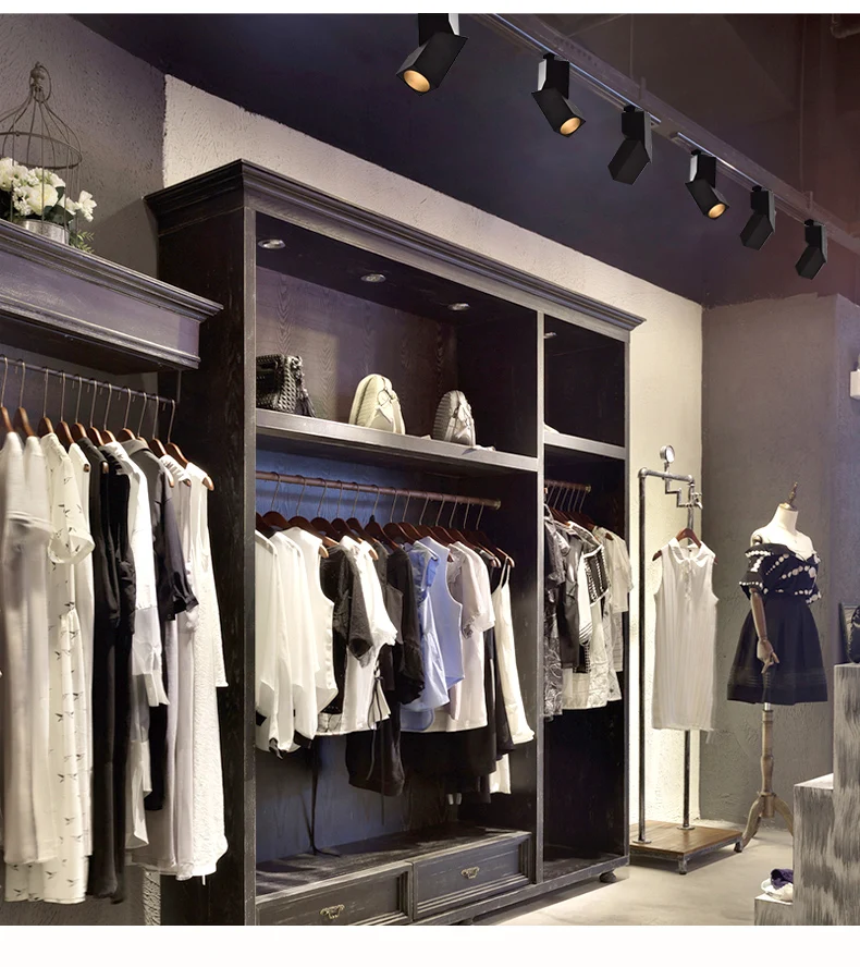 Square Surface Mounted LED Downlight Adjustable 7W 15W LED Ceiling Light Downlight Surface Spotlight 220V Lighting Fixtures