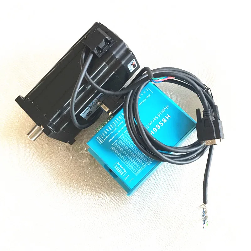 Nema 34 Серводвигатель 86HB250 118B + HBS860H шаговый двигатель с замкнутым циклом 8.5N.m
