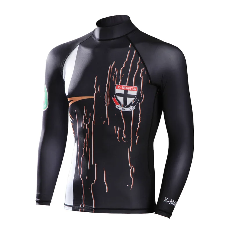 2018 Plus Size Wetsuit Men Swim Suit Two Pieces Snorkel Swimwear