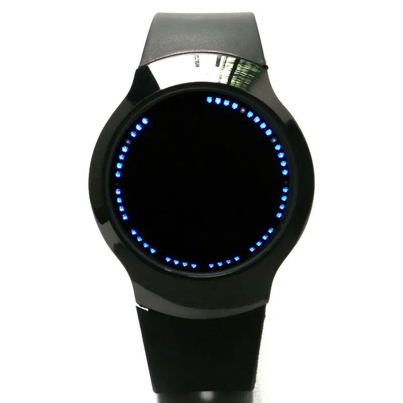 

Fashion Watch, LED Touch Screen Digital Watches, Black White Silicone Smart Watches Cool Creative Women Men Watches