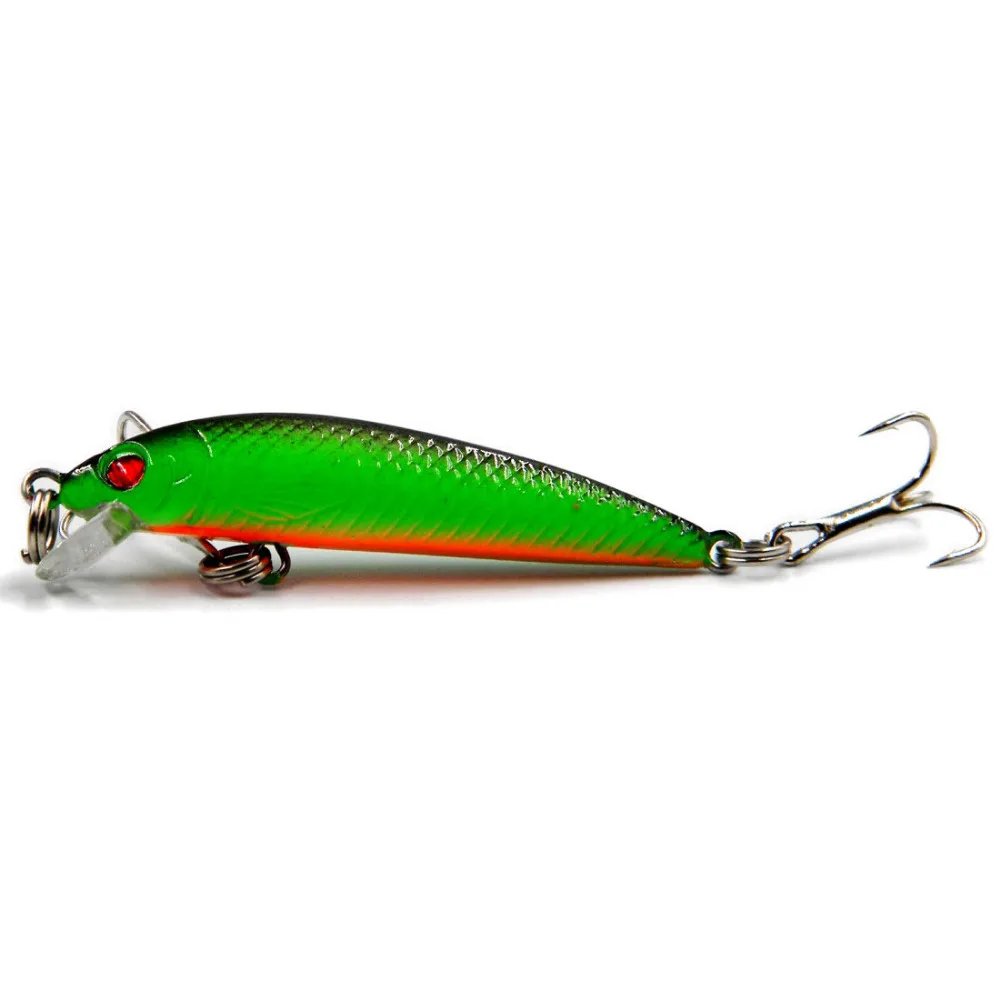 

Fishing lure 5.5cm-3.6G-10# Hooks Minnow wobbler fish isca artificial hard bait fishing tackle Swimbait tackle