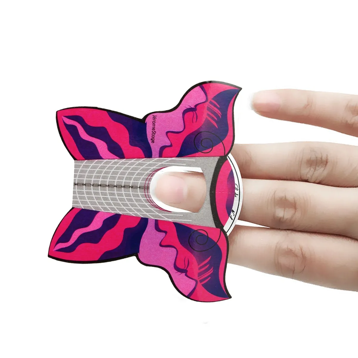 100 шт/рулон формы для ногтей в виде бабочки инструменты для маникюра для ногтей Наклейка строитель для наращивания акрилового УФ-геля