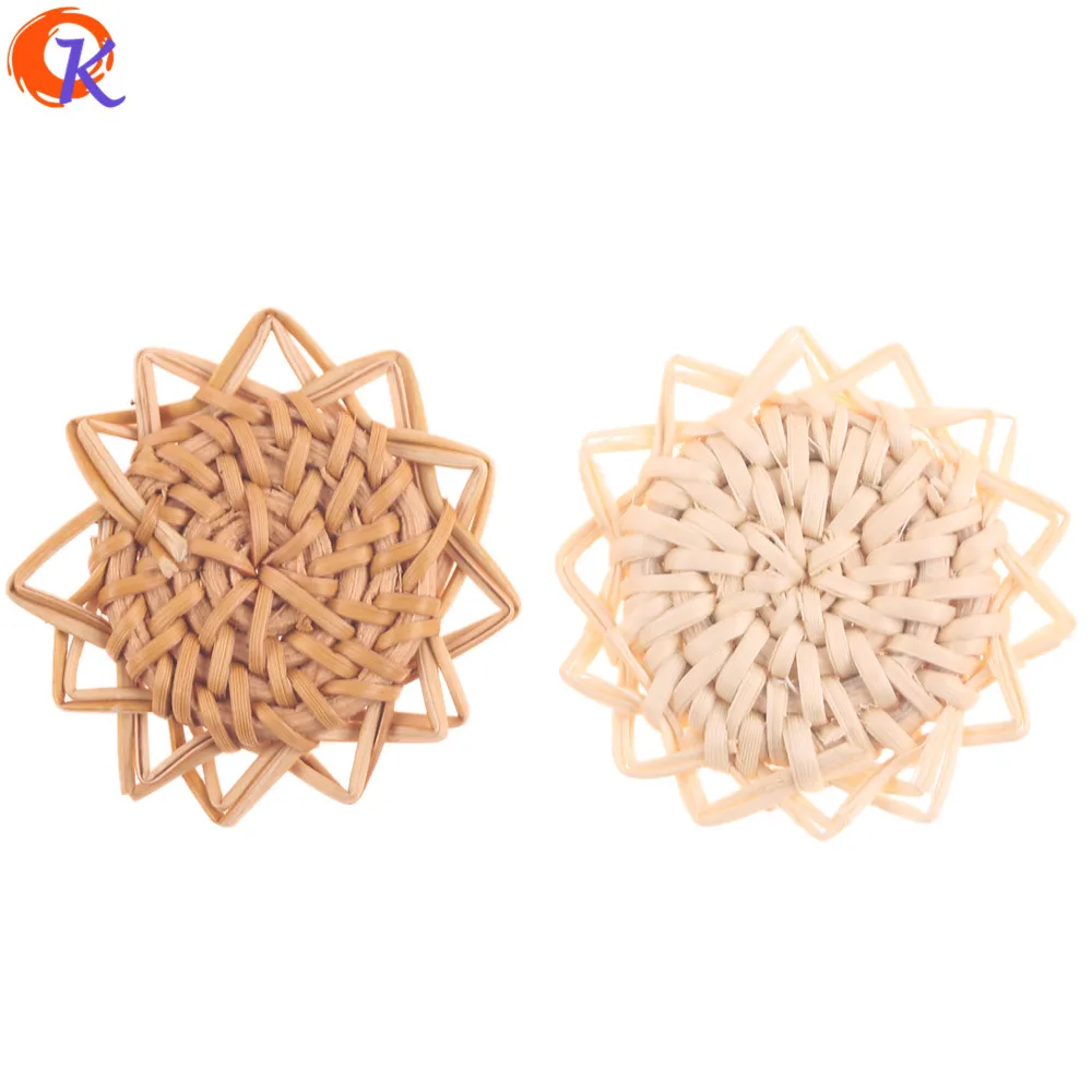 

Cordial Design 20Pcs (About 45MM) Jewelry Accessories/Hand Made/DIY Making/Bamboo Rattan/Charm/Embellishments/Earring Findings