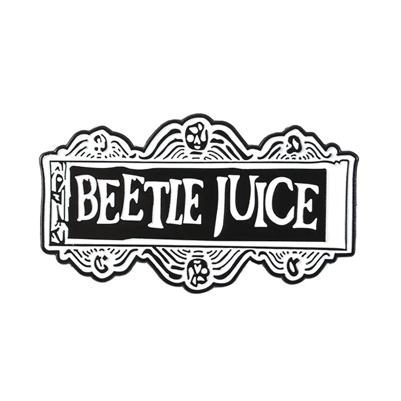 Beetlejuice коллекция булавок панк Темный ужас ТВ шоу броши значки Сумка Одежда аксессуары готический Хэллоуин нагрудные булавки ювелирные изделия