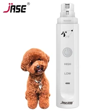 JASE 2 уровня электрический шлифовальный станок для ногтей для собак Профессиональный инструмент для ухода за ногтями для домашних животных Машинка для стрижки лап триммер для собак