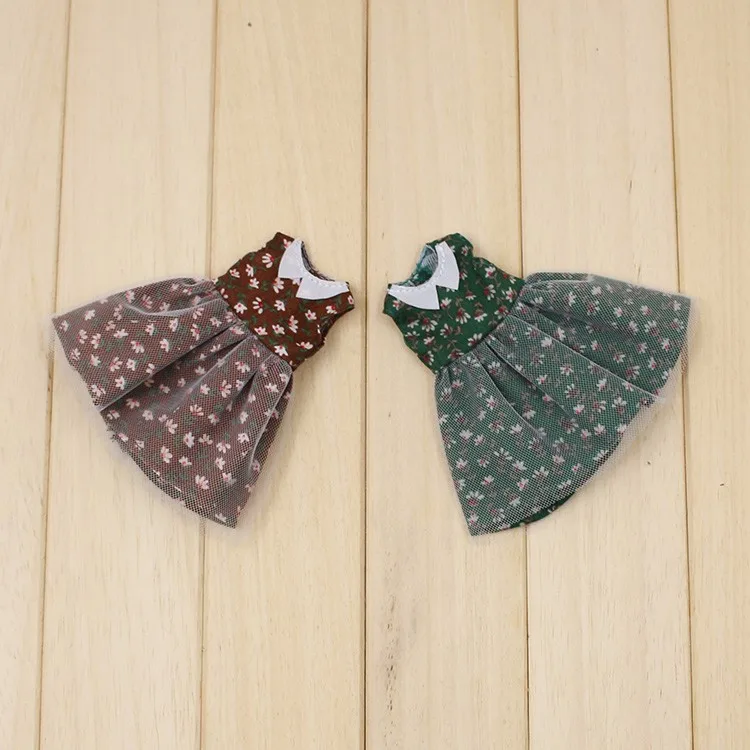 

1/8 Blyth doll Green and Brown dress for the cute dressing 20cm