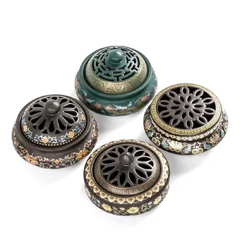 

New Cloisonne incense burner Home Garden Decoration Crafts ornaments incense Enamel Eenser creative home Decor