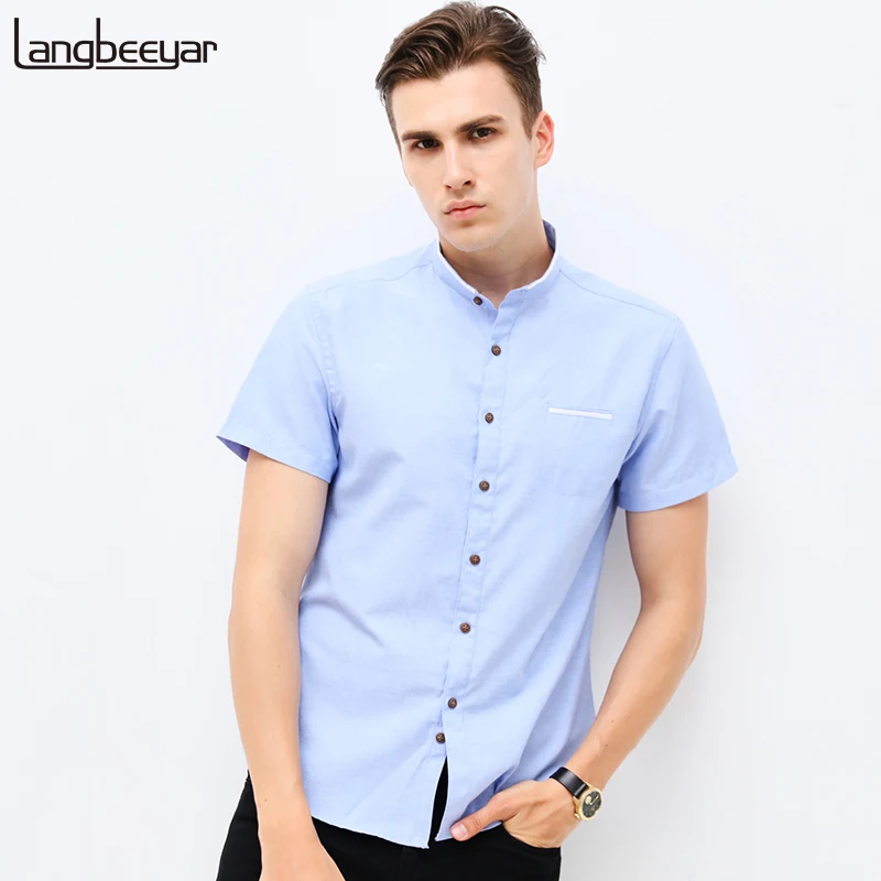 Fashion Brand Clothing Mens Short Sleeve Shirt 2018 Summer