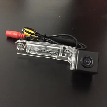

Color Car Rear View / Backup / Reverse Camera For Skoda Superb 2001~2008 / License Plate Light OEM / RCA NTST PAL / Night Vision
