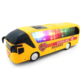 

1pc Cartoon Mini School Bus Taxi Universal Children Educational Toys Little Bus Korean Anime Model Buses for Kids Birthday Gifts