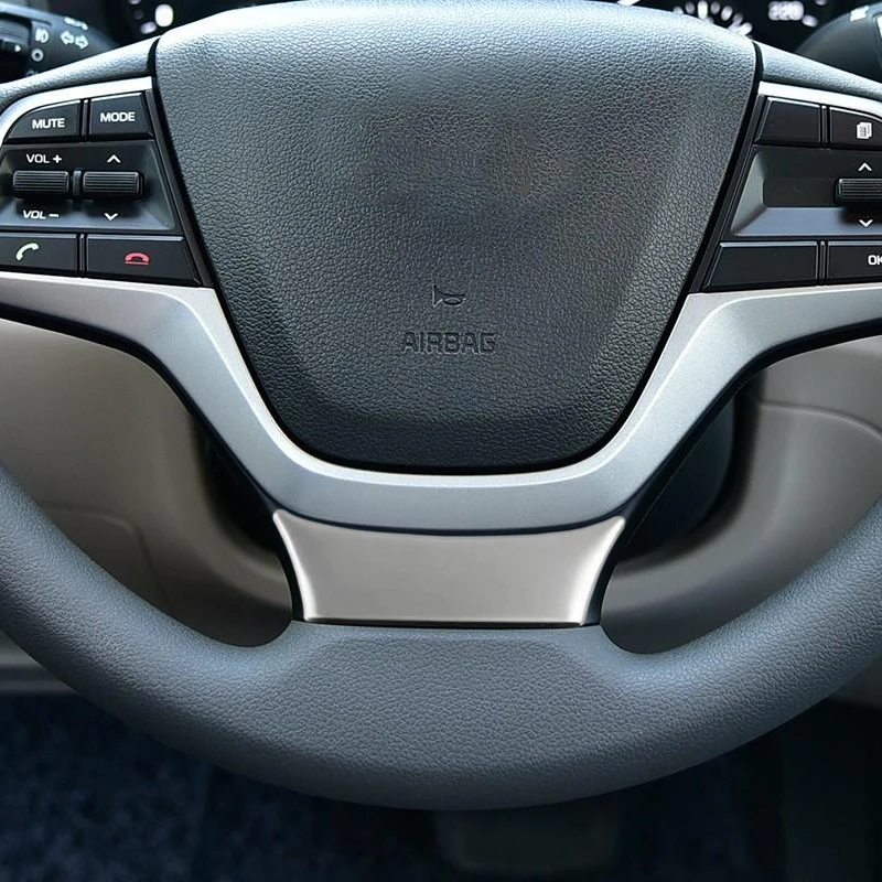 Автомобильный Стайлинг блёстки на руль из АБС пластика для Hyundai Solaris Accent HC 2018 2019