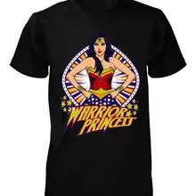 BNWT чудо-женщина воин Принцесса супергерой PIN UP взрослая футболка S-XL Фитнес футболка девушки Бодибилдинг футболки