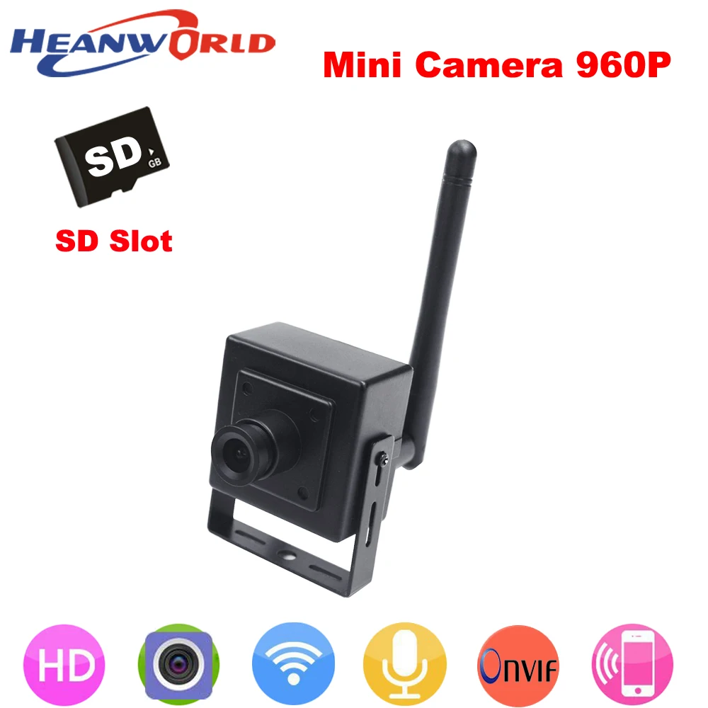 

Heanworld 960P IP camera wireless p2p webcam 1.3MP wifi HD cameras cctv security system with sd slot for home indoor video cam