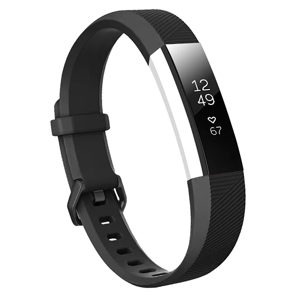 Baaletc Для Fitbit Alta HR Браслет часы с силиконовым ремешком группа бретели нижнего белья Fitbit Alta hr/Alta Bandje маленький и большой размеры - Цвет: Black