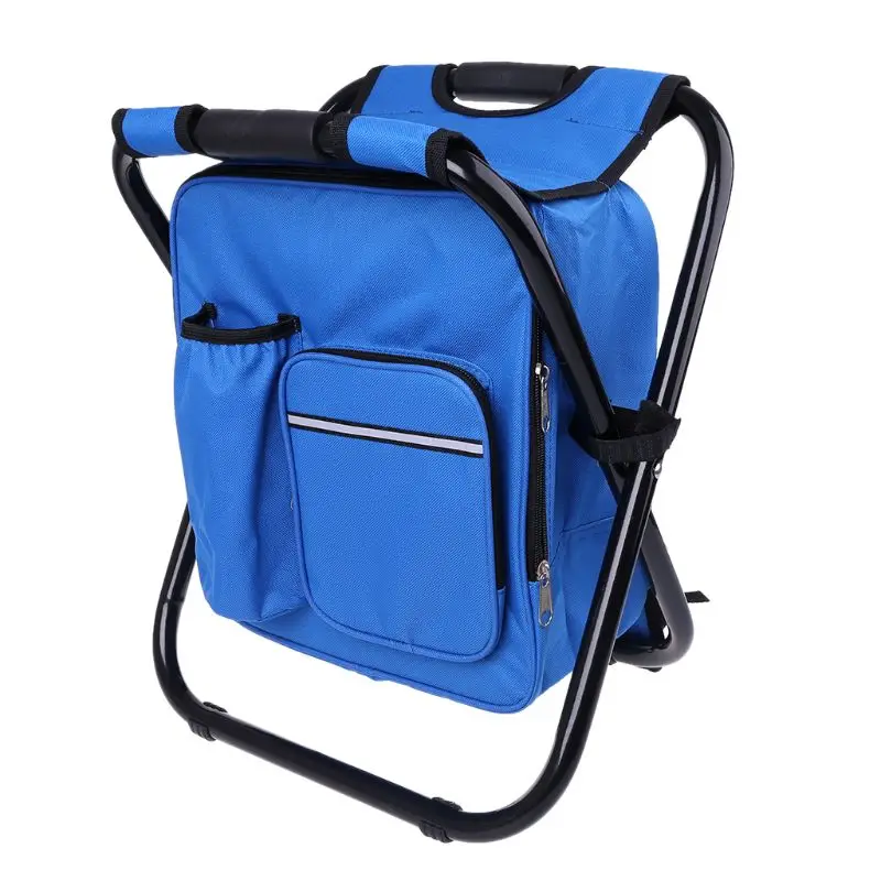 Рюкзак охладитель стул-компактный портативный складной стул-идеально подходит для мероприятий на открытом воздухе