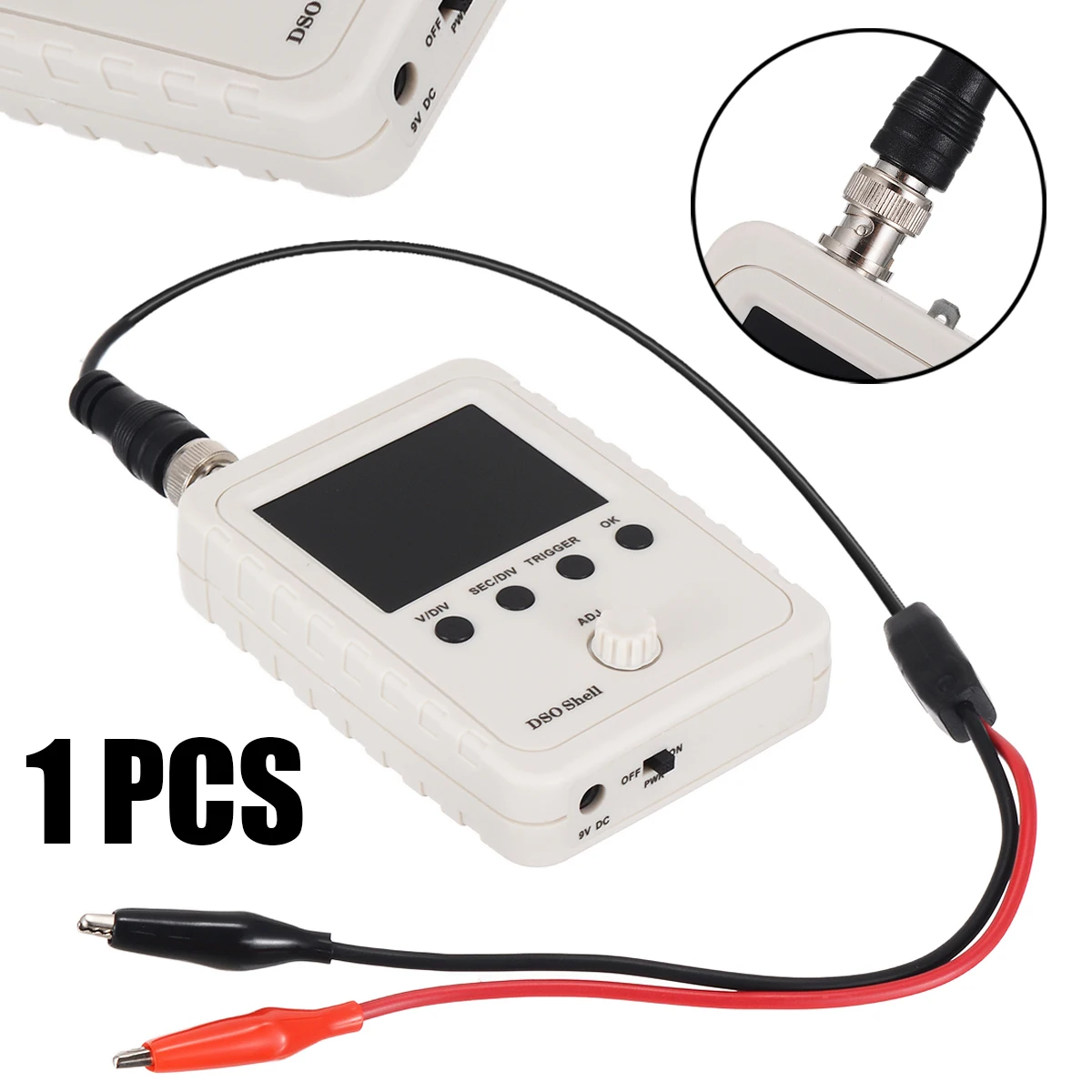 LCD Display Assembled Digital Oscilloscope Fully Welded Digital Oscilloscope 2.4Inch With Probe