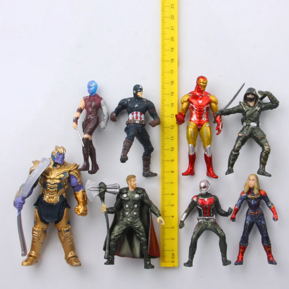 11 вариантов Мстители наклейки на холодильник Человек-паук Raytheon Железный человек магнитные наклейки сообщения гаражные наборы - Цвет: 8PCS