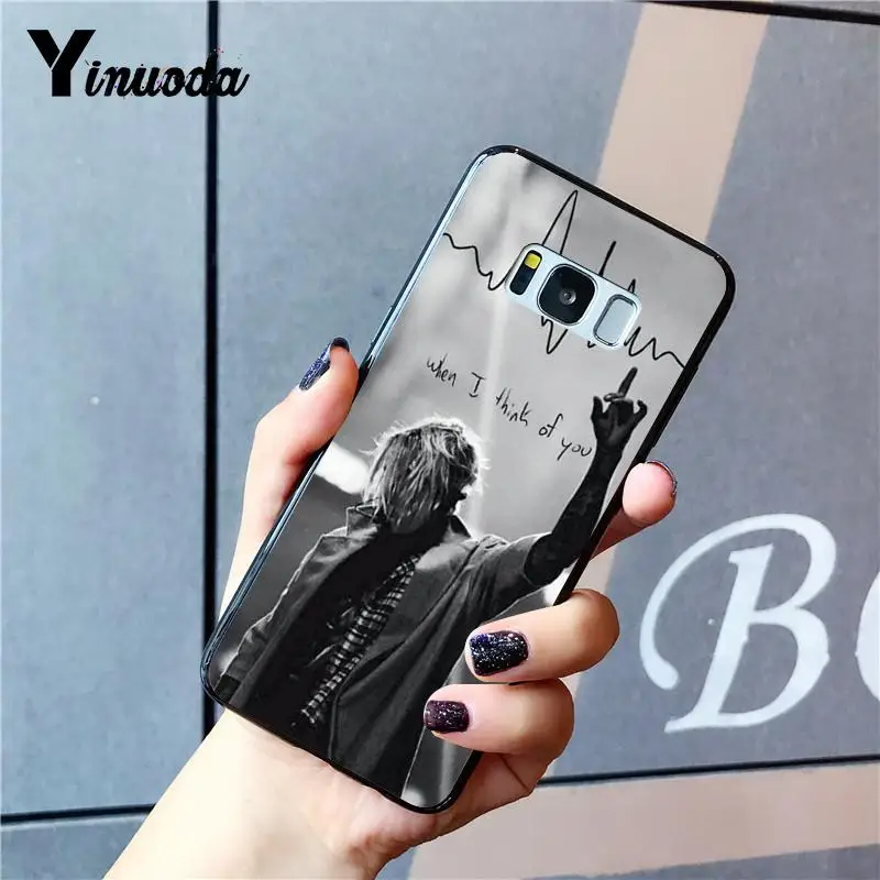 Yinuoda JUSTIN BIEBER Cover Black Soft Shell Phone Case For Samsung GALAXY Note8 Note3 Note4 Note5 Note7 Note2 Note9