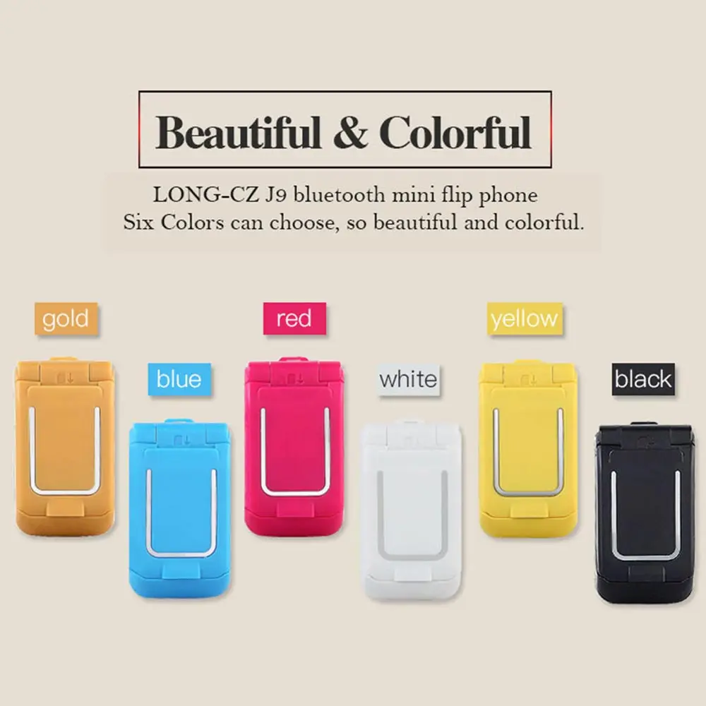 Long Cz J9 Mini Flip Mobile Phone 0 66 Smallest Cell Phone