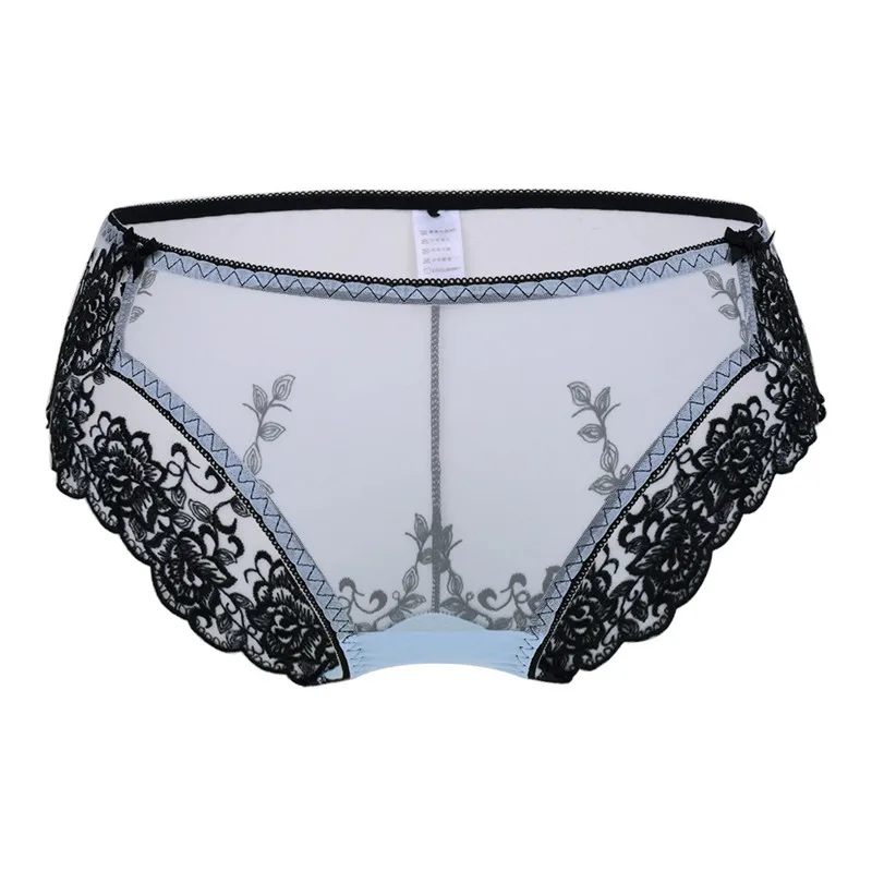 BEFORW Seamless Lace Sexy Net Yarn Panties Low waist within Temptation Underwear Women Lace Embroidery Transparent Panties BEFORW Seamless Lace Sexy Net Yarn Panties Low waist within Temptation Underwear Women Lace Embroidery Transparent Panties